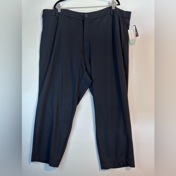 Kut From The Kloth Freyer Ponte Straight Leg Pants Navy/Black Print 24W - Picture 1 of 14